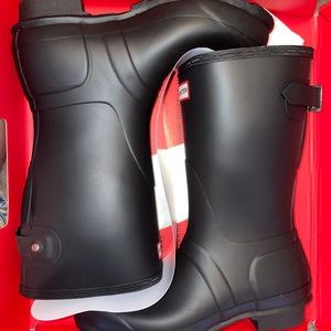 Brand new - never worn - black womens original short hunter boots